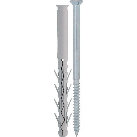 Tassello Nylon Prolungato Elevata Espansione Vite ø10x100 mm ø7x105 mm - 50 pz (1/3)