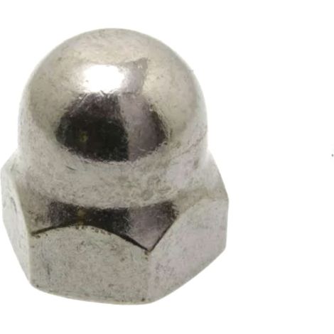 Ecrou Borgne DIN1587 acier zingué D3 Boîte 200 Pcs mm