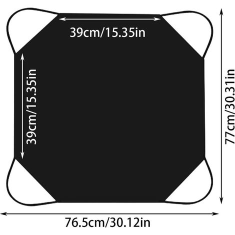 Tapis de soudage en silicone ignifuge, résistant à la chaleur, design léger avec équipement de protection portable pour plomberie, poêle, barbecue, cuisine, forge, cheminée, extérieur, noir (1/5)