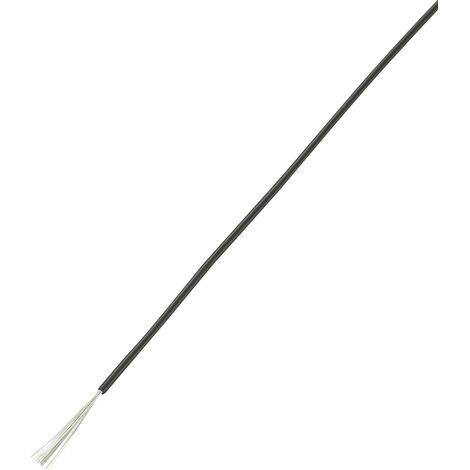 TRU COMPONENTS 1570263 Litze LiY 1 x 0.50 mm² Schwarz 100 m