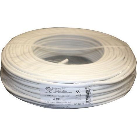 Cable Elec Redondo Mang 500V Vv-F H05Vv-F Top Cable 2X1,5Mm Bl 1
