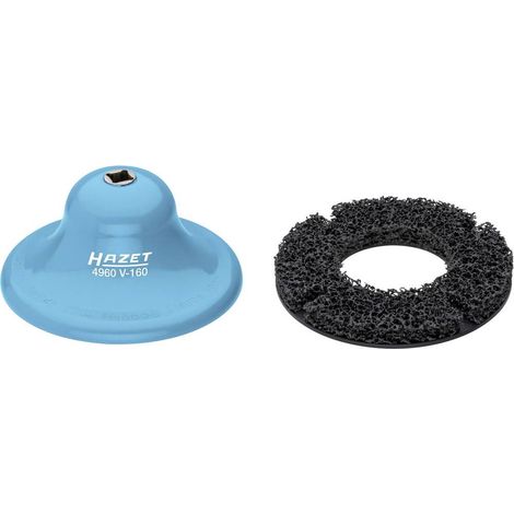 Smerigliatrice per mozzi ruota HAZET 4960V-160/2 2 pezzi, per mozzi ruota di auto fino a 160 mm ⌀ pulizia rapida e semplice di ruggine e sporco su mozzi ruota e dischi freno (1/5)