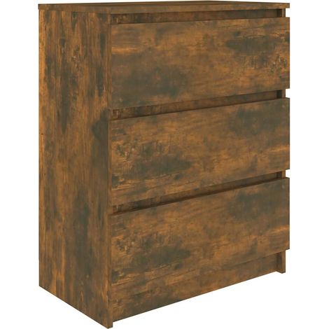 Maison Exclusive - Aparador madera contrachapada color roble ahum (1/5)