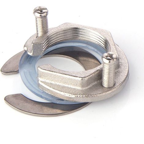 Kit D'écrous de Fixation de Robinet en Acier Inoxydable Kit de écrous fixation rechange Pour Empêcher Les Robinets de Cuisine et Salle Bain de Se Desserrer, Connecteur Type écrou à Un Trou 31 mm (1/4)