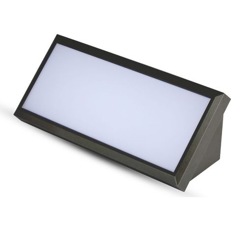 V-TAC VT-8054 12W rechteckige LED-Wandleuchte eckig schwarz Farbe Outdoor IP65 Wandleuchte warmweiß 3000k sku 6807