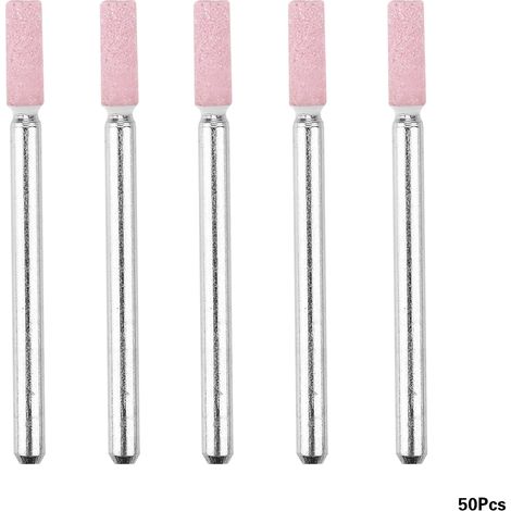 Ortviai Embouts de meulage céramique cylindriques 3x4 mm – 50 pièces pour outils rotatifs (1/5)