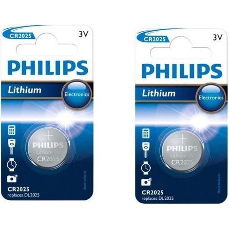 .Philips CR2025 blister de 2.