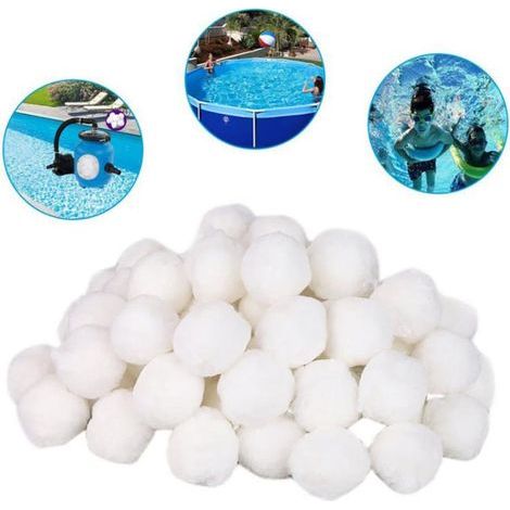 Filter Balls, 200g Swimming Pool Filter Balls, Suitable for Various Filtration Systems, Sand Filter