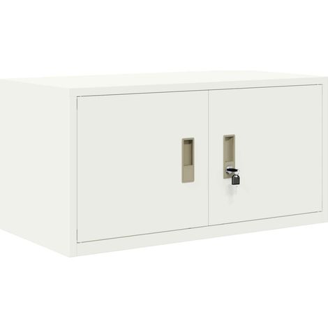 Storage Cabinet White 80 x 40 x 40 cm Steel vidaXL