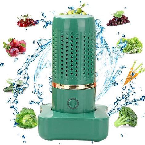 Lavafrutta, pulitore per alimenti senza fili per verdura, carne, riso e frutti di mare, pulitore a ultrasuoni portatile per utensili da cucina, multifunzionale (1/5)