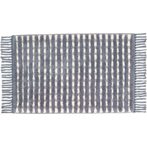 SCHÖNER WOHNEN tappetino da bagno BAHAMAS - 1 pezzo 60x90 cm, antracite