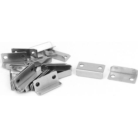 Kabinett Schubladensperre Schließplatten Gelenkbefestigung Silber Ton 29mm Länge 25st (67a8d452a7... (1/2)