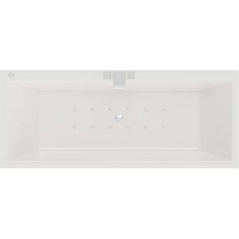 Slim Edge 1700mm x 700mm 12 Jet Chrome Easifit Double Ended Spa Bath (1/5)