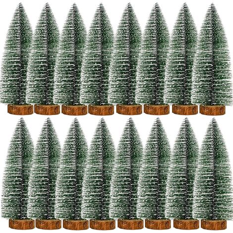 16Pcs 15cm Arbre Noël Sapin de Noël pour Décoration Noël Sapin de Noël Artificiel Bricolage Mini Sapins De Noël Sapin de Noel Miniature (1/5)