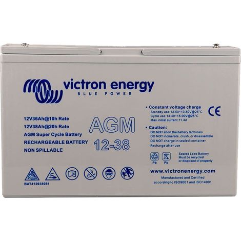 Batería Victron AGM Deep Cycle Batt.12V 38Ah