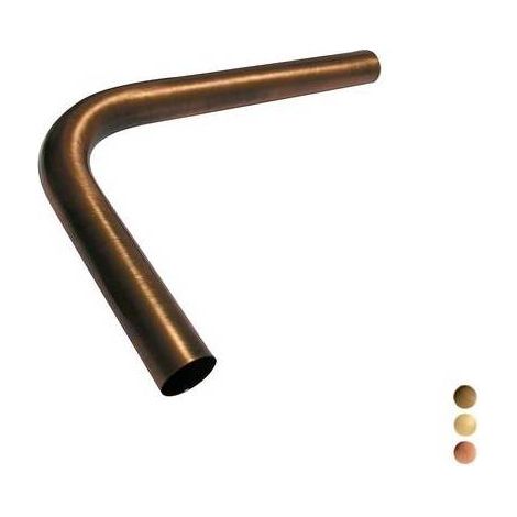 CANOTTO CON CURVA 90° Misura: D. 30-200X300 Ramato