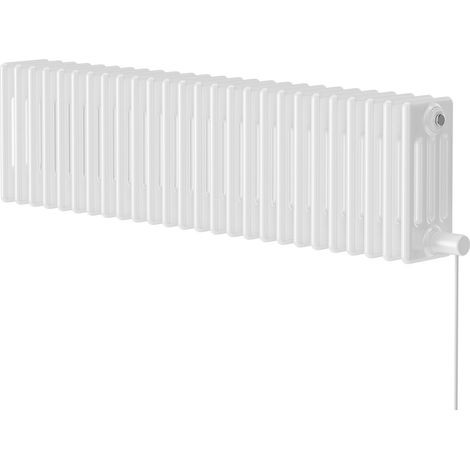 Wholesale Domestic Colosseum White 300mm x 1164mm Horizontal Electric Quadruple Column Radiator (1/5)