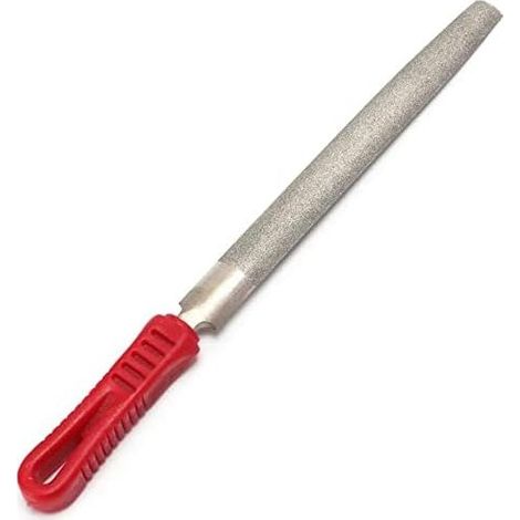 Lime diamant demi-ronde de pour métal, métal, meulage de métaux, limes et râpes à main, outils d'affûtage pour bijoux, pierre, bois, carrelage, verre, jade, 6 pouces (1/4)