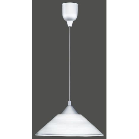 Lampada a Sospensione da Interno E27 in Plastica Alluminio (1/2)