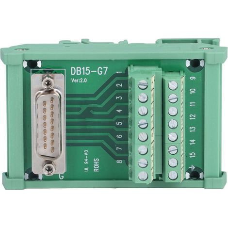 DB15-G7 Interface Connector Male Terminal Block DC 60V Breakout Board Module (1/5)