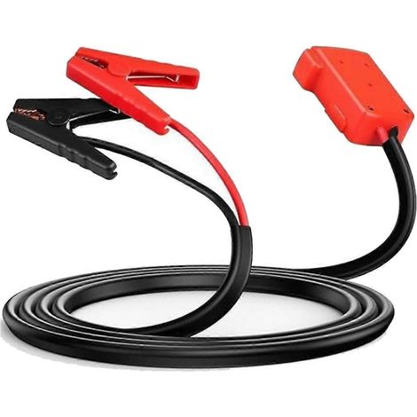 Starthilfekabel für Autobatterien mit Adapter
