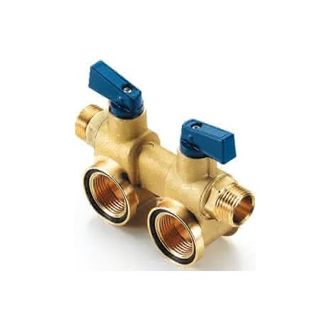 Collettore modulare per sanitari in ottone modello totem 1x1 TIEMME