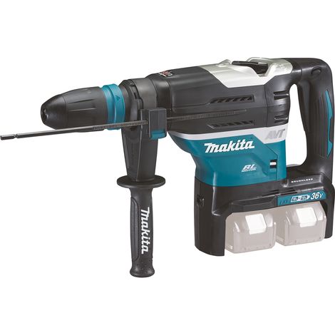 Makita Akku-Bohrhammer DHR400ZKUN, SDS-MAX, 2x 18V ohne Akku und Ladegerät im Koffer