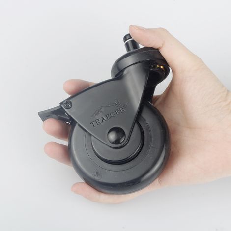 Accessoires pour barbecue d'extérieur, gril Traeger, copeaux de bois, roues universelles, roulettes avec frein. (1/5)