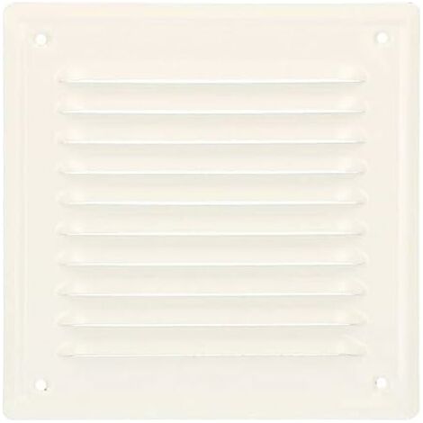 Grille de ventilation 165 x 165 mm en acier galvanisé – Résistante à la corrosion – Moustiquaire anti-insectes – Pour intérieur et extérieur-NANOTEH (1/5)