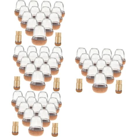 POPETPOP Patins de protection transparents pour pieds de chaise, adapt (1/5)