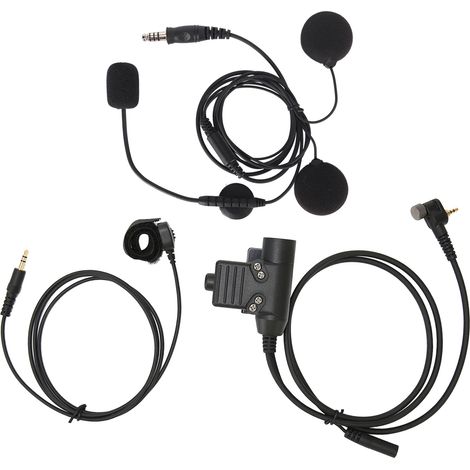 Adaptateur U94 PTT talkie-walkie avec micro-casque pour Motorola MTH600 MTH650 (1/5)