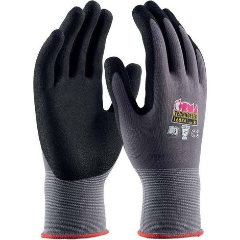 Guanti Technoflex - dita areate - Taglia: 9