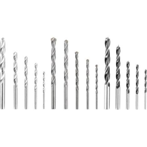 Broca kwb 109156 HSS 3 piezas 3-8 mm metal madera piedra (1/3)