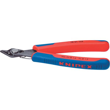 Knipex 125mm Spring Steel Electronics Super-Knips (12306) by Draper (1/5)