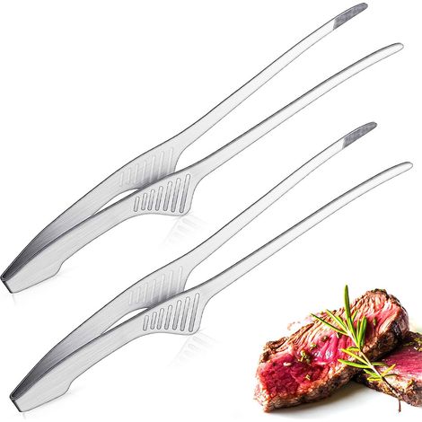 Pinces À Barbecue - Acier Inoxydable 24 Cm - Pour Salades Buffets Et Grillades - Lot De 1 (1/5)
