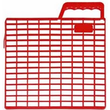 10PZ GRIGLIA A RETE IN PLASTICA PER RULLI - mm.265x285