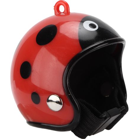 Casque de poulet anti-picage pour poussins - Accessoires de déguisement amusants pour volailles - Coccinelle (1/5)