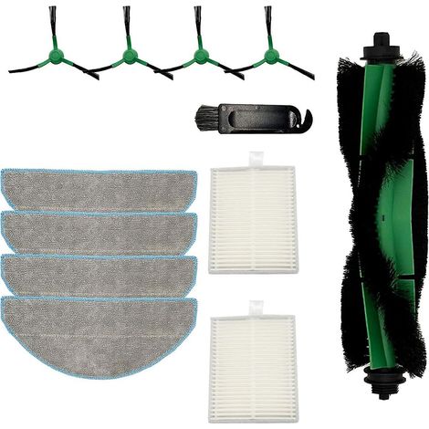 Pièces détachées pour aspirateur robot Combo Essential Y0112 : brosse principale, filtre HEPA, chiffon de nettoyage (1/5)