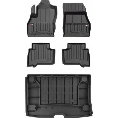 SET 3D Tappetini e tappetino per bagagliaio Fiat Fiorino 2008-2020 1p (1/5)
