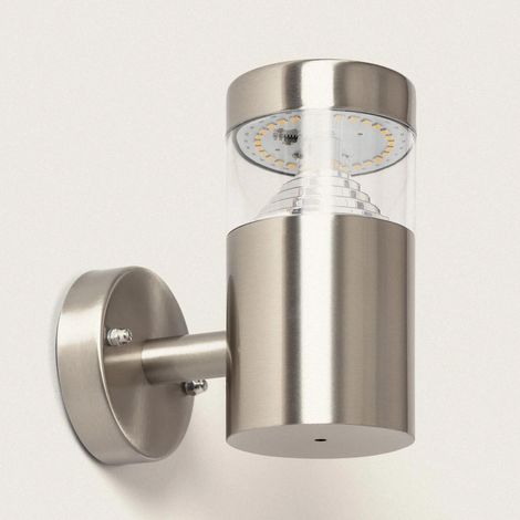 Lampada da Parete per Esterni LED 5W Acciaio Inossidabile Inti 3000K Bianco Caldo (1/5)