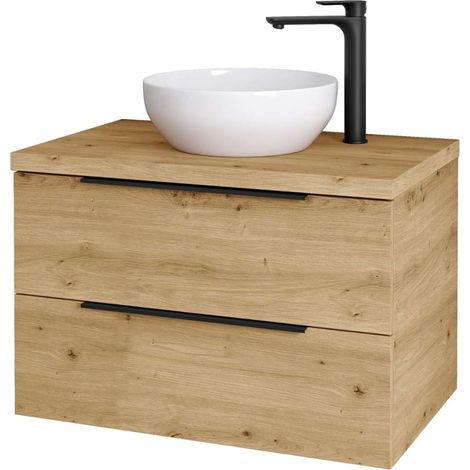kielle Idolio - Armario con placa bajo el lavabo 80x54x50 cm, con recorte, caramelo 50024801