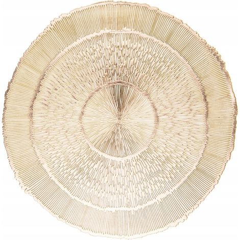 Mantel individual para platos, rayos dorados, 38 cm, 1 unidad. (1/4)