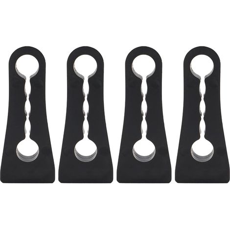 Tampon de serrure de portière, Amortisseur de serrure de voiture, Lot de 4 amortisseurs acustiques, Résistant à l'usure et élégant — Accessoire Automobiles ideal pour les voyages (1/5)