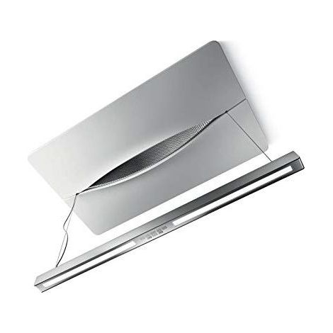 Elica EMPTY SKY WH-F-120 Cappa Isola 120 cm 555 m³-h Classe A 60 dB Touch Control colore Bianco (1/2)