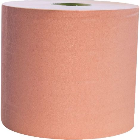 2 Bobines industrielles recyclees - chamois - 1000 feuilles