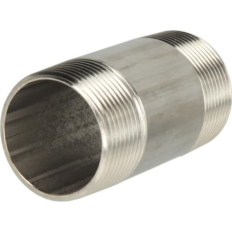 Double nipple de tuyau en inox 1/4'' x 40 mm