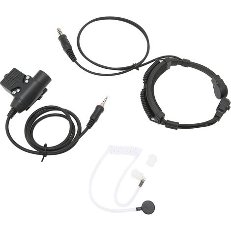 Adaptateur système PTT U94, prise 7,1 mm, microphone de gorge PTT U94 pour Yaesu Vertex VX-6R et VX-7R (1/5)