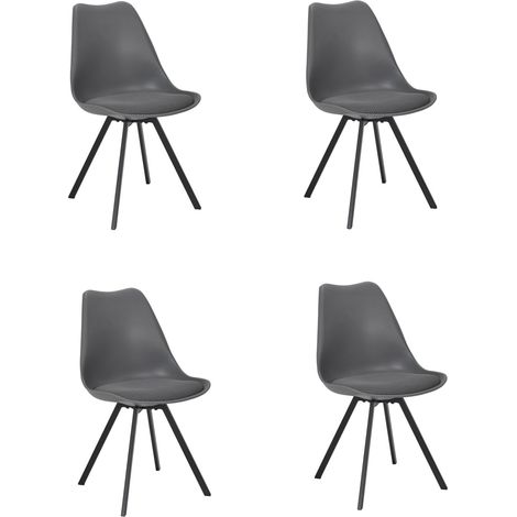 Lot de 4 chaises avec coussin ATOME (1/5)