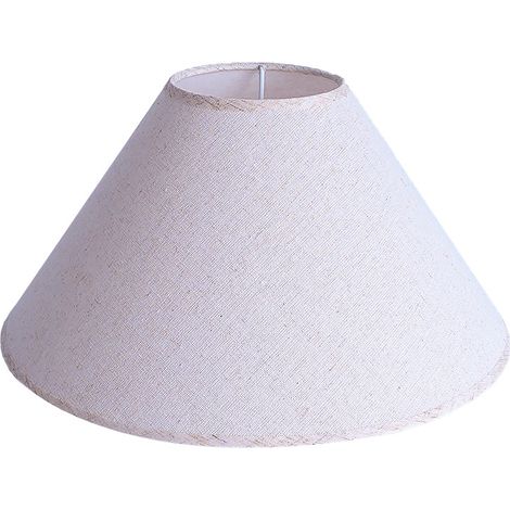 CCYKXA Runder, konischer, weißer Lampenschirm, 30 cm Durchmesser am Fuß