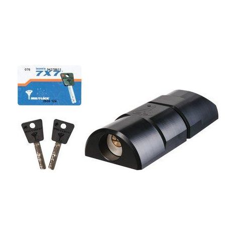 Mul-T-Lock – Serrure antivol utilitaire Armadlock pour portes arrières – Haute sécurité avec pêne renforcé – Verrouillage par système de poussoir – 2 clés fournies